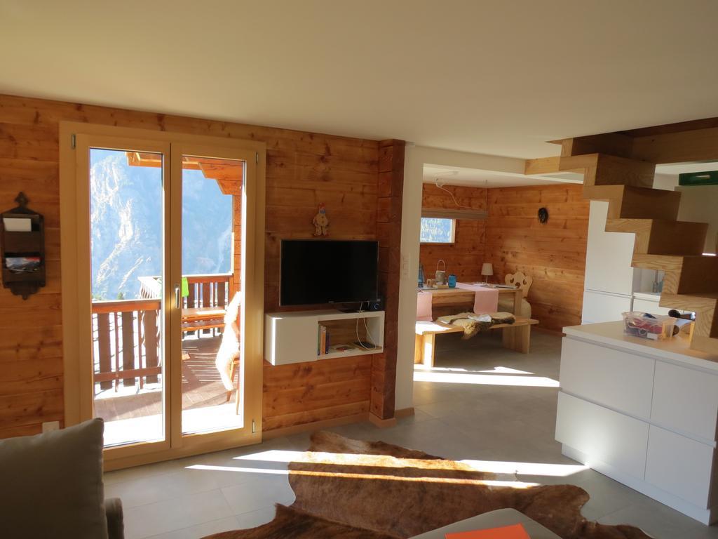 Chalet Safran Grachen Bagian luar foto